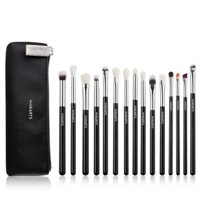 Hearts Luxury Eye Makeup Brush Set - 15 Brushes مجموعة فرش مكياج العيون الفاخرة من هارتس - 15 فرشاة