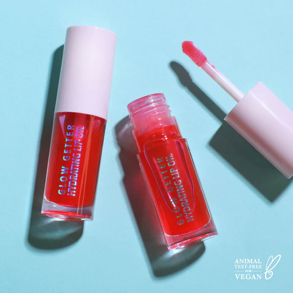 Moira Glow Getter Hydrating Lip Oil - Juicy Red - ليب اويل مرطب