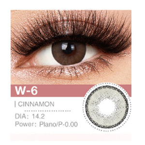 Eljoori -  W-6 Cinnamon Contact Lense - عدسات الجوري