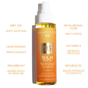 Hampton Sun - SILK Body Oil - SPF 15