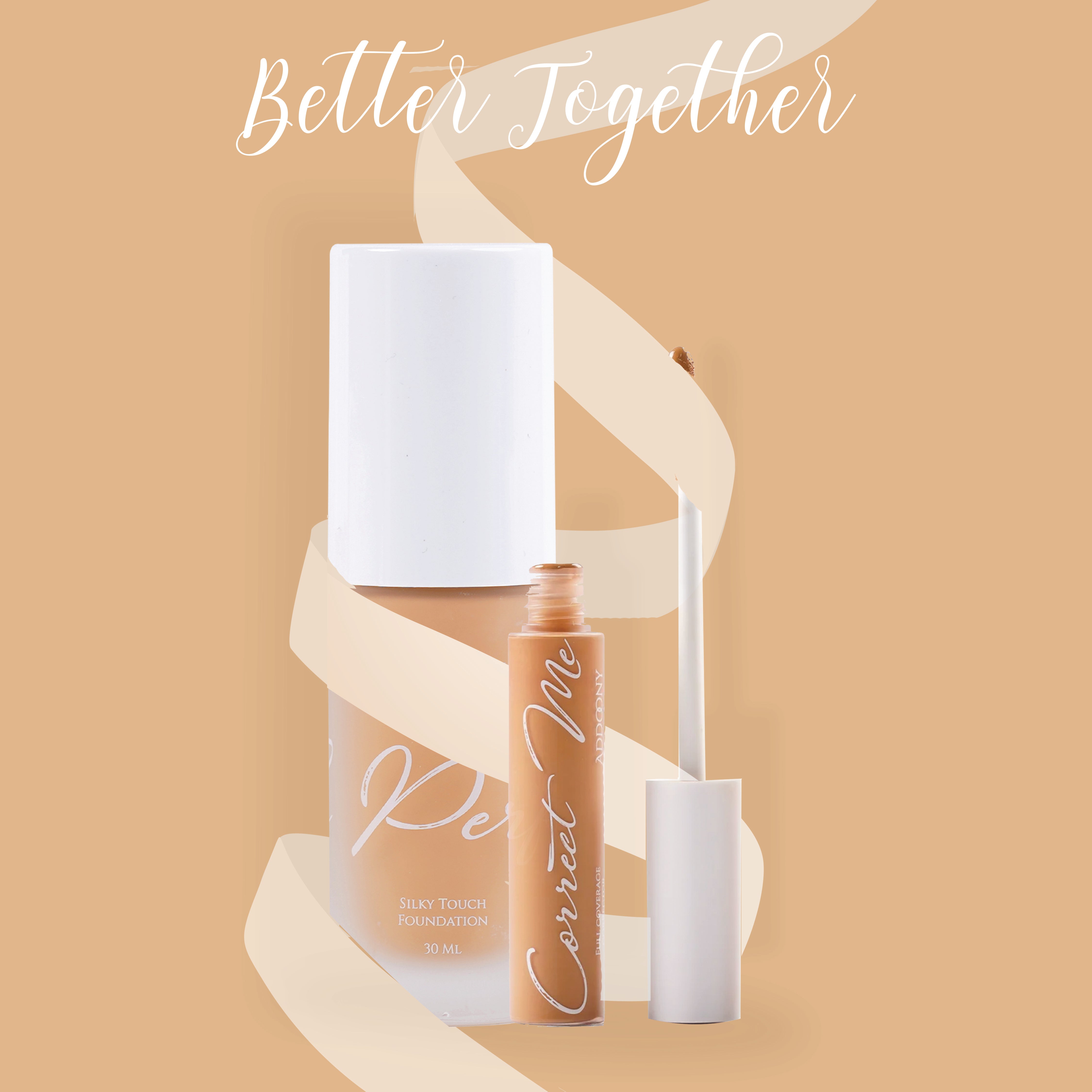 Addoony Better Together - So Perfect Foundation  + Correct Me Corrector أفضل معاً: سو بيرفكت فاونديشن + مصحح كوريكت مي