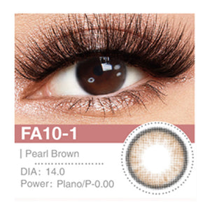 Eljoori -  FA10-1 Pearl Brown Contact Lense - عدسات الجوري