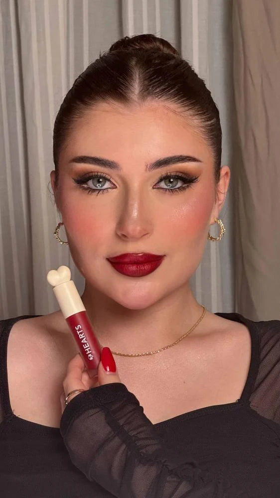 Hearts Liquid Matte Lipstick 008 روج بدون لمعه