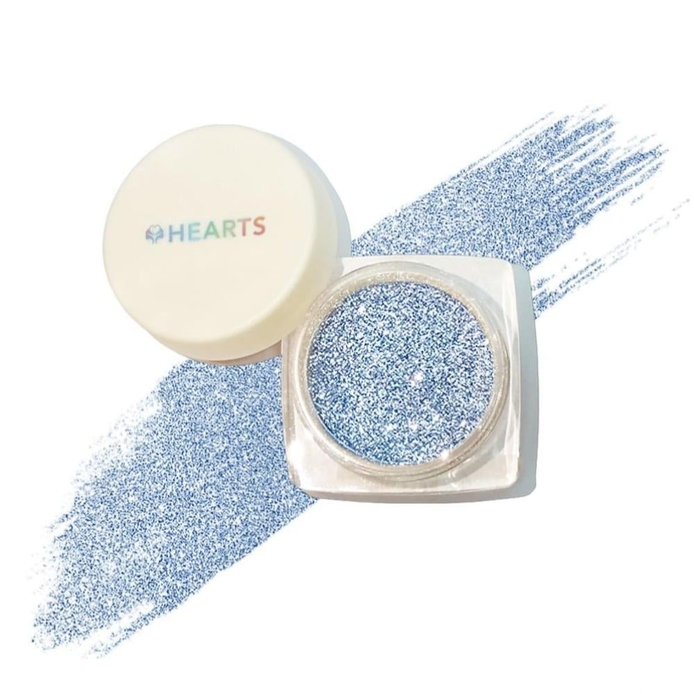 Hearts Loose Powder Glitter 08 لمعه للوجه والشعر والبشره