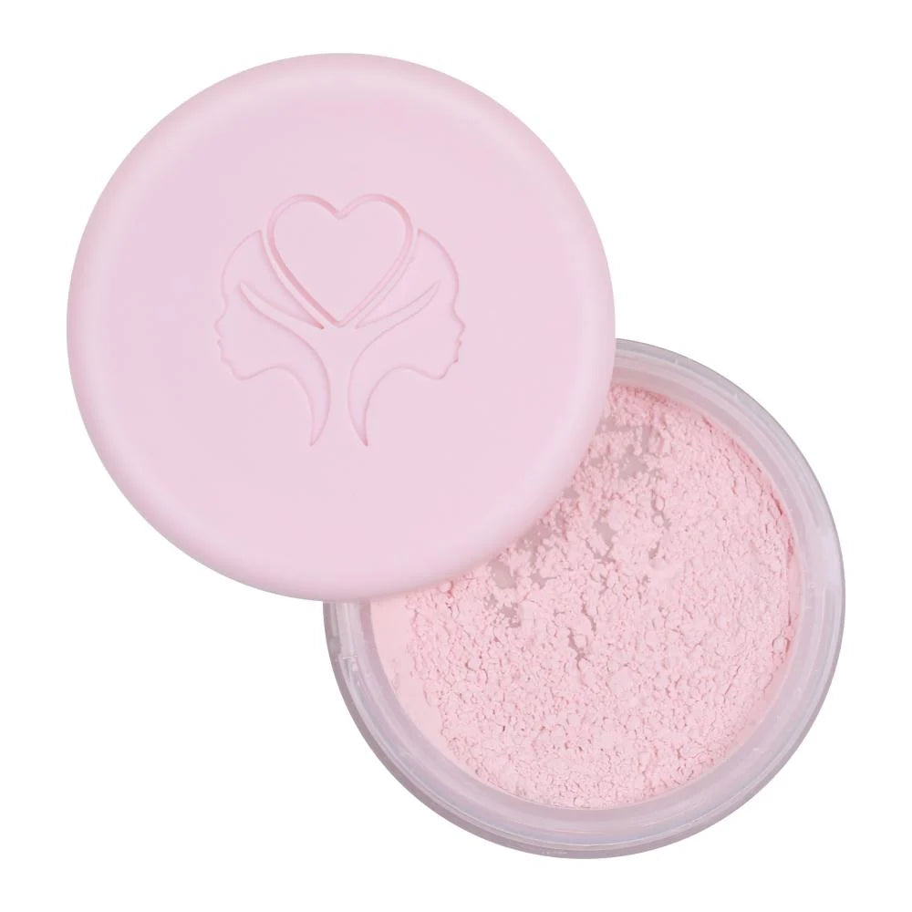 Hearts Soft Setting Powder - 003 Ultra Pink  بودرة تثبيت ناعمة