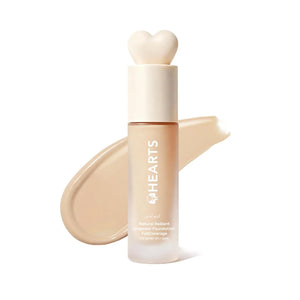 Hearts Natural Long Wear Foundation Light Natural White L1 كريم أساس هارتس ناتشورال لونغ وير لايت ناتشورال