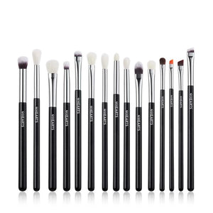 Hearts Luxury Eye Makeup Brush Set - 15 Brushes مجموعة فرش مكياج العيون الفاخرة من هارتس - 15 فرشاة