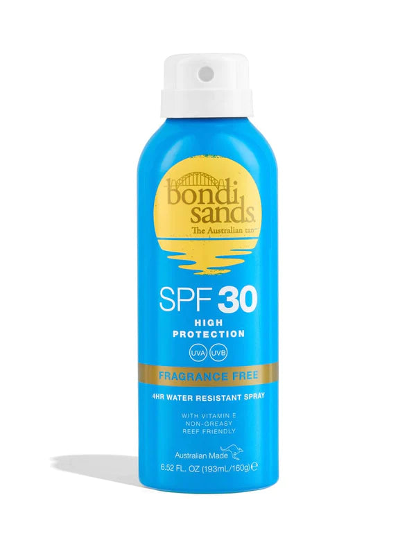 Bondi Sands - SPF 30 Fragrance Free Sunscreen Aerosol Mist بوندي ساندز - سبراي واقية من الشمس بحماية ٣٠