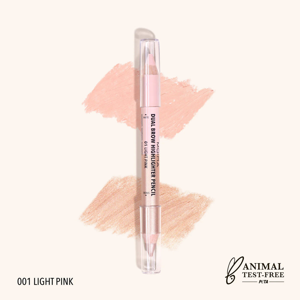 MOIRA-  Dual Brow Highlighter (001, Light Pink)