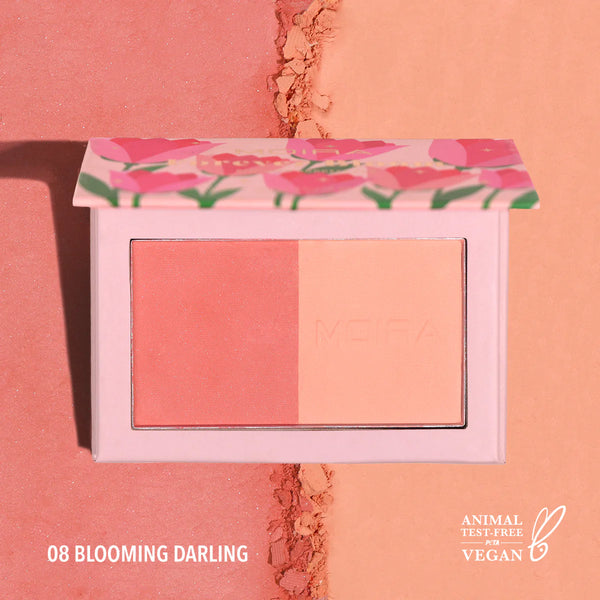 Moira Dual blush palette- FOREVER BLOOM - بلاشر
