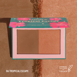 Moira Dual bronzer palette-TROPICAL ESCAPE - بلاشر