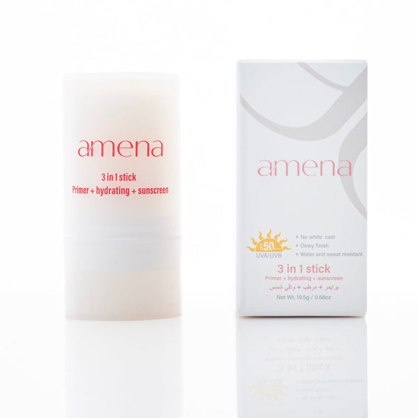 Amena 3 in 1 Stick Sunscreen جل حماية من الشمس