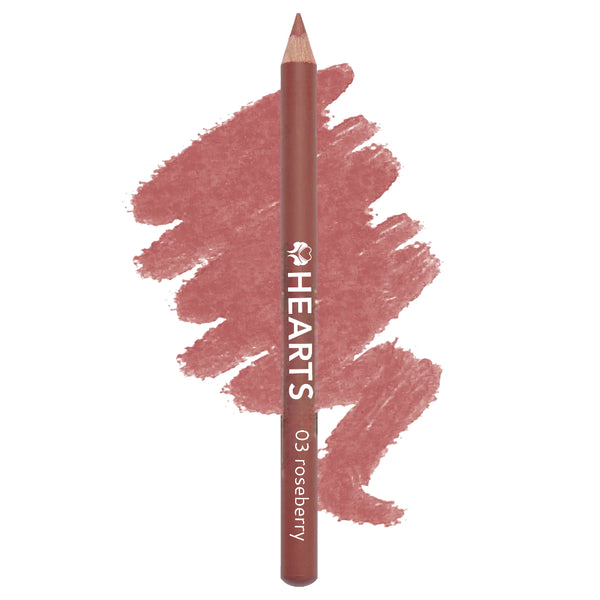 Hearts Lip Liner Roseberry 03