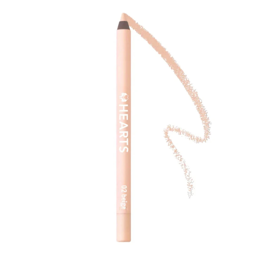 Hearts Eyeliner Pencil - Beige قلم كحل هارتس - بيج