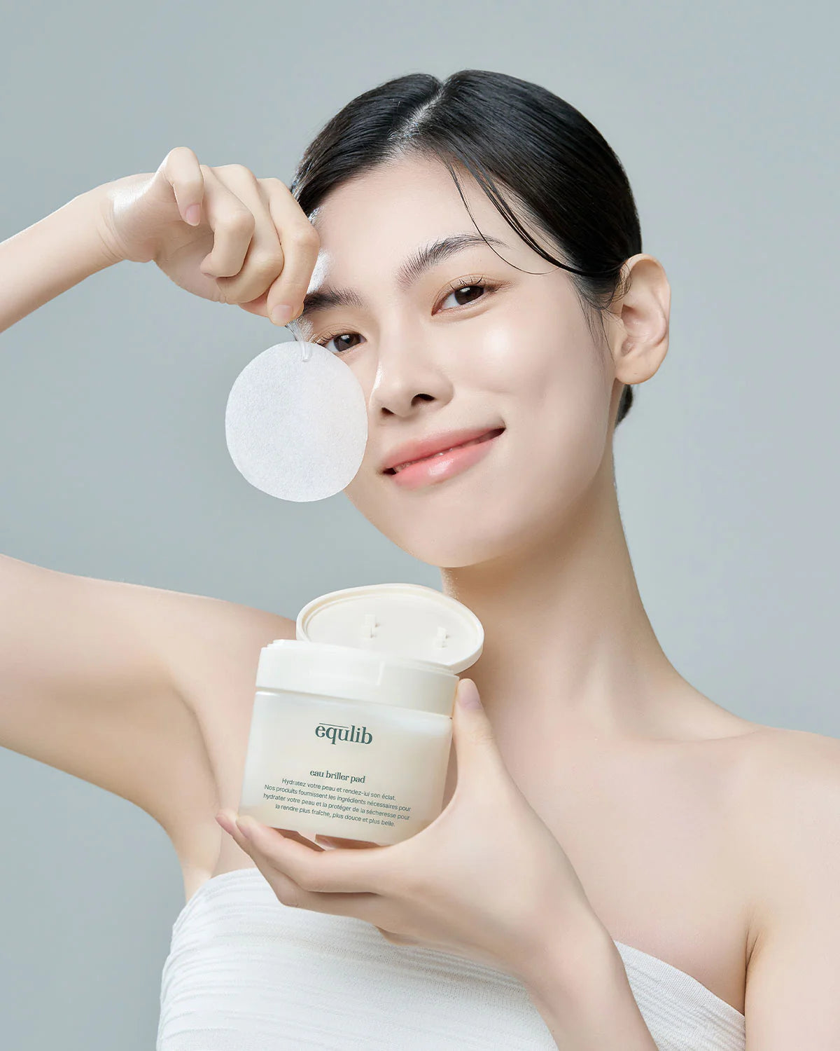 Equlib - Eau Briller Pad 60pads/120ml - قطن مرطب للبشره