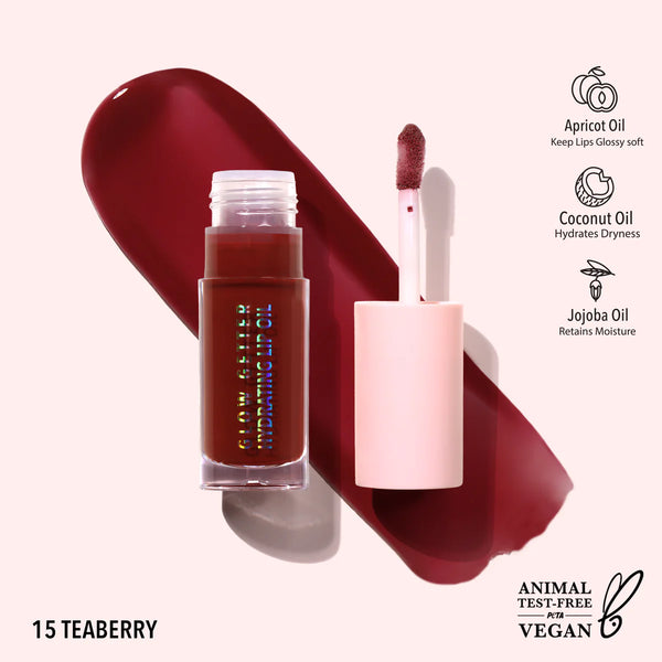 Moira Glow Getter Hydrating Lip Oil - (Teaberry)