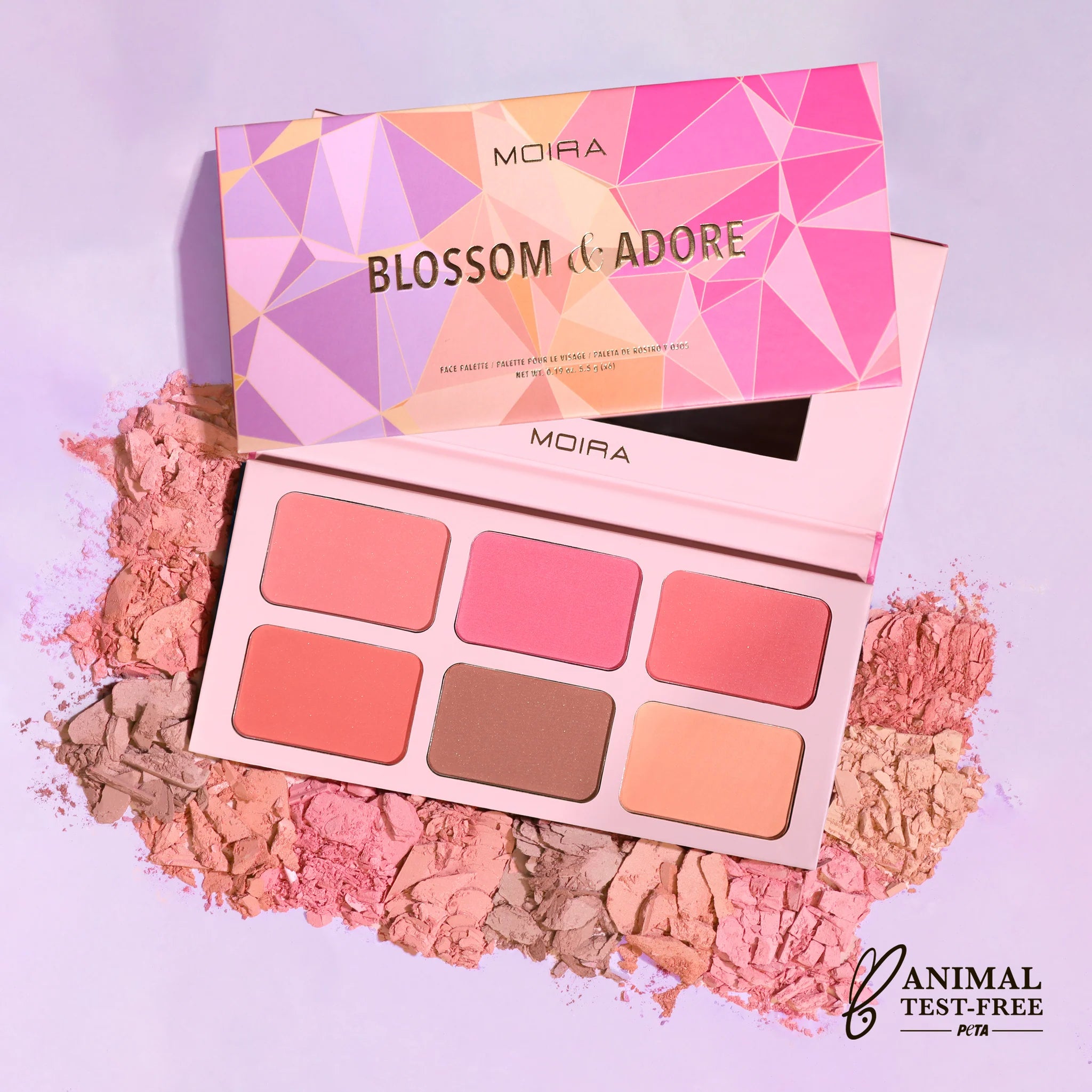 Moira Blossom & Adore Palette مويرا - باليت بلاشر - بلوسم اند أدور