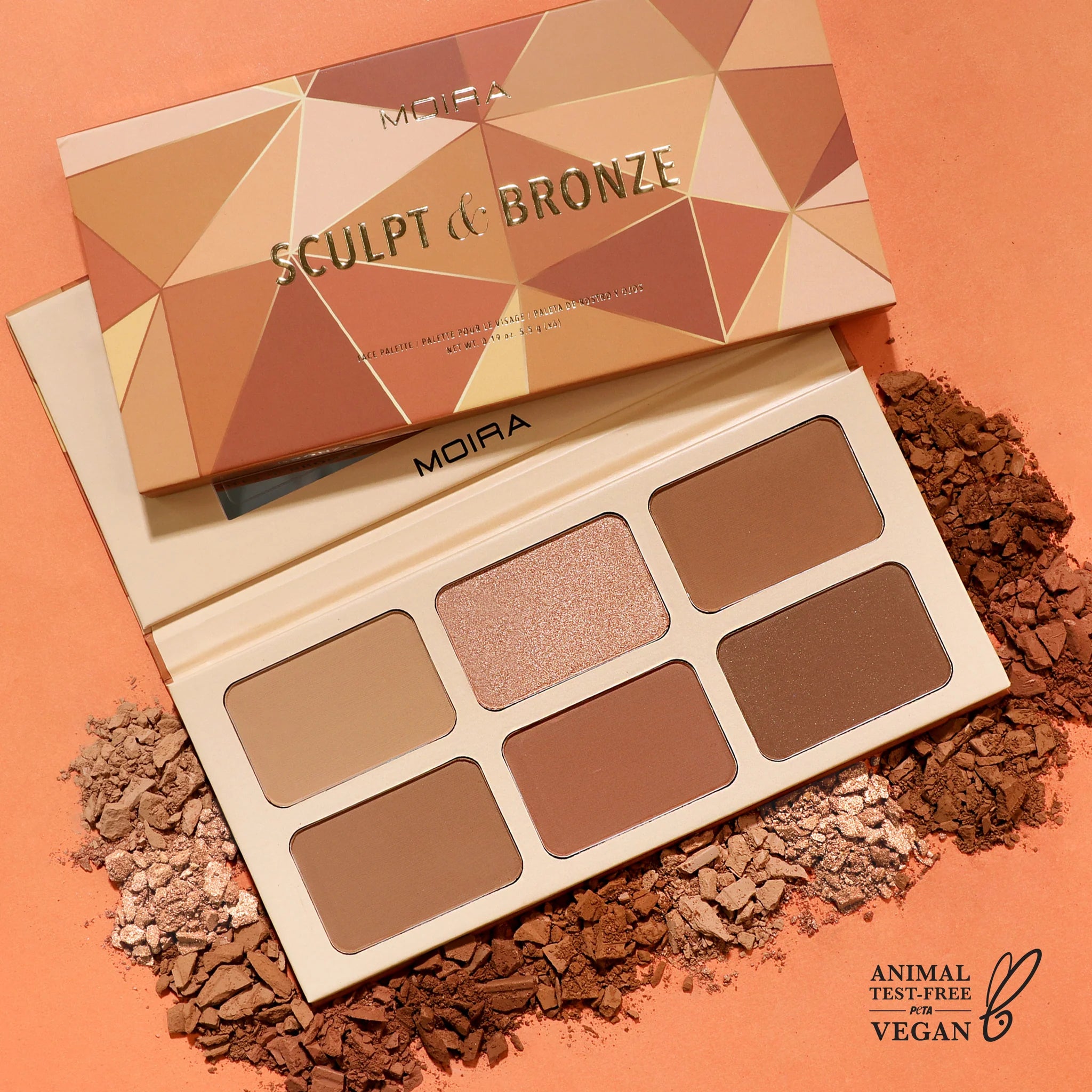 Moira Sculpt & Bronze Palette مويرا - باليت كونتور وبرونزر