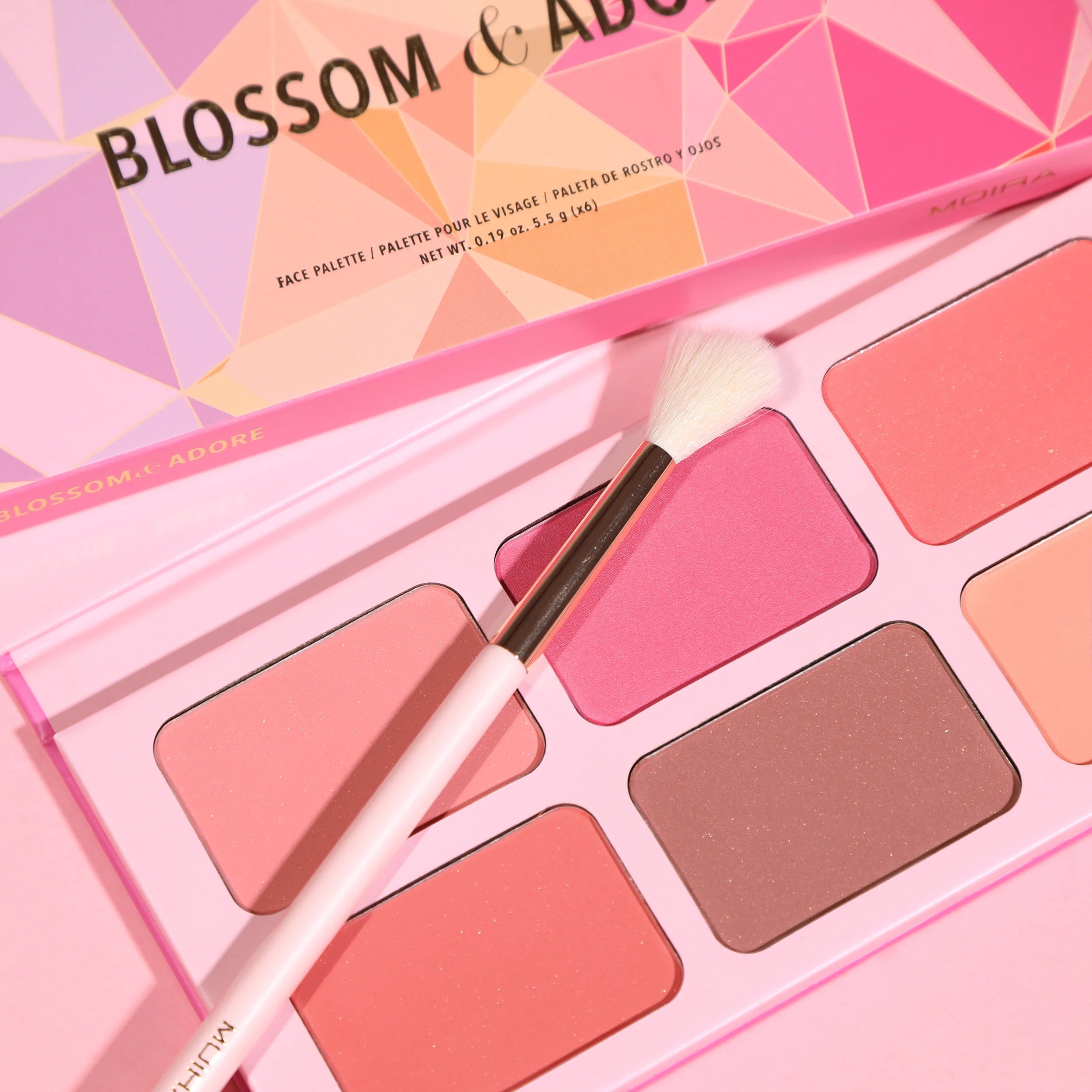 Moira Blossom & Adore Palette مويرا - باليت بلاشر - بلوسم اند أدور