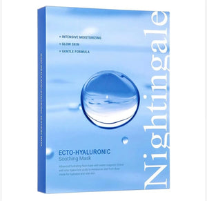 Nightingale Ecto-Hyaluronic Soothing Mask x 5 pcs نايتنيغيل قناع مهدئ للبشرة هالورنيك أسيد