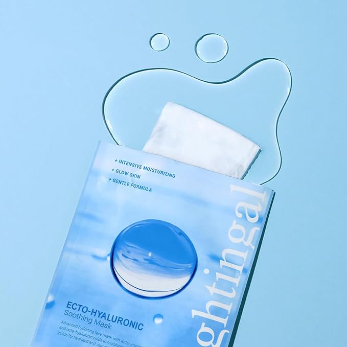 Nightingale Ecto-Hyaluronic Soothing Mask x 5 pcs قناع نايتنجيل المهدئ بالهيالورونيك اسيد 5 قطع