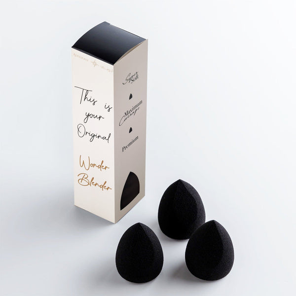 Addoony This is your Original Trio Blender Set (Black) أدوني: طقم اسفنجات يور أوريجينال السوداء