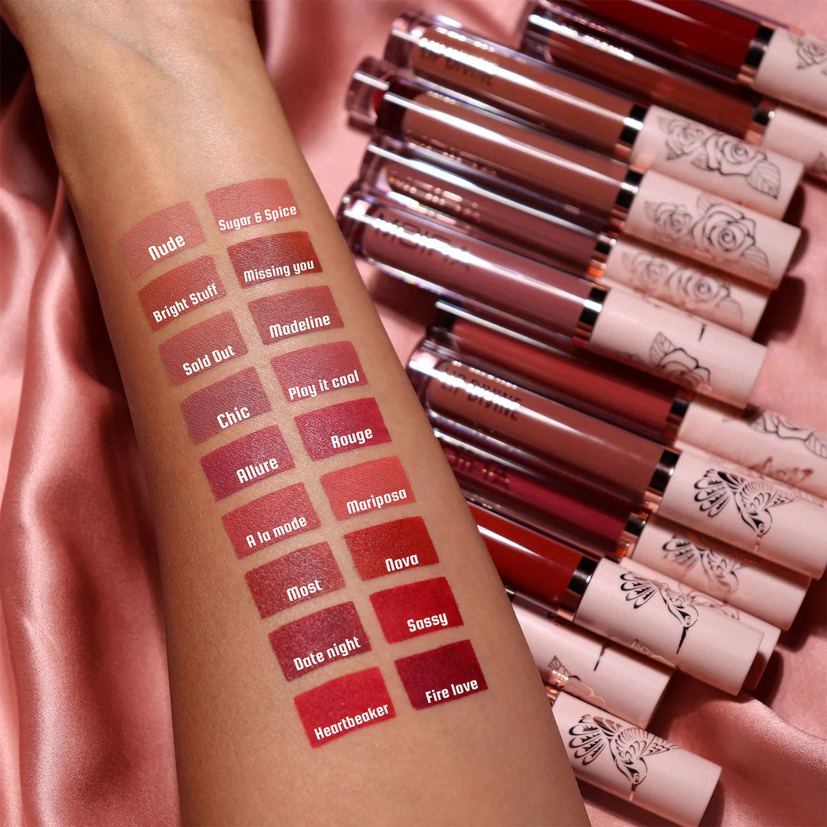 Moira Lip Divine Liquid Lipstick - (Nude)