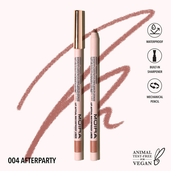 Moira Lip Appeal Waterproof liner-004,Afterparty