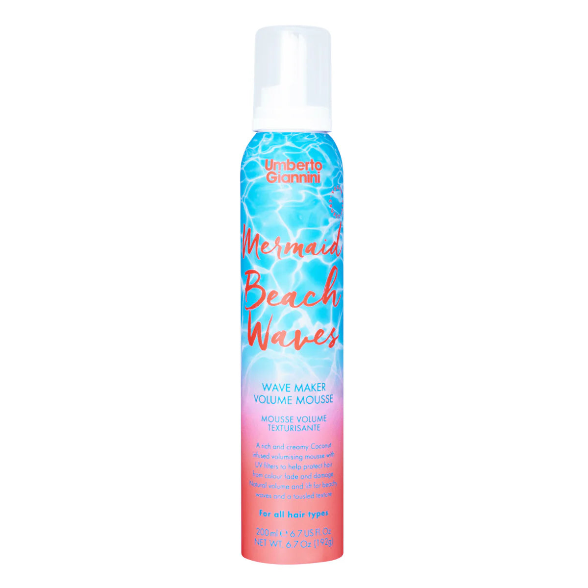 Umberto Giannini - Mermaid Beach Waves Wave Maker Volume Mousse - موس للفوليوم للشعر الكيرلي