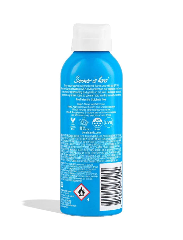 Bondi Sands - SPF 30 Fragrance Free Sunscreen Aerosol Mist بوندي ساندز - سبراي واقية من الشمس بحماية ٣٠
