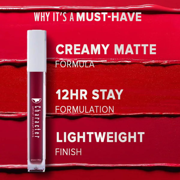 Character Creamy Matte Lipcolor-PIL004 - روج كريمي