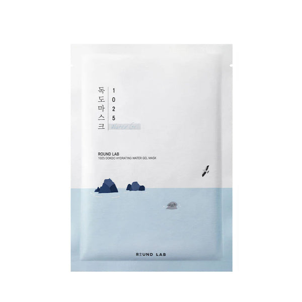 Round Lab - 1025 Dokdo Hydrating Water Gel Mask_30ml (10ea)راوند لاب - قناع الماء الجل للوجه