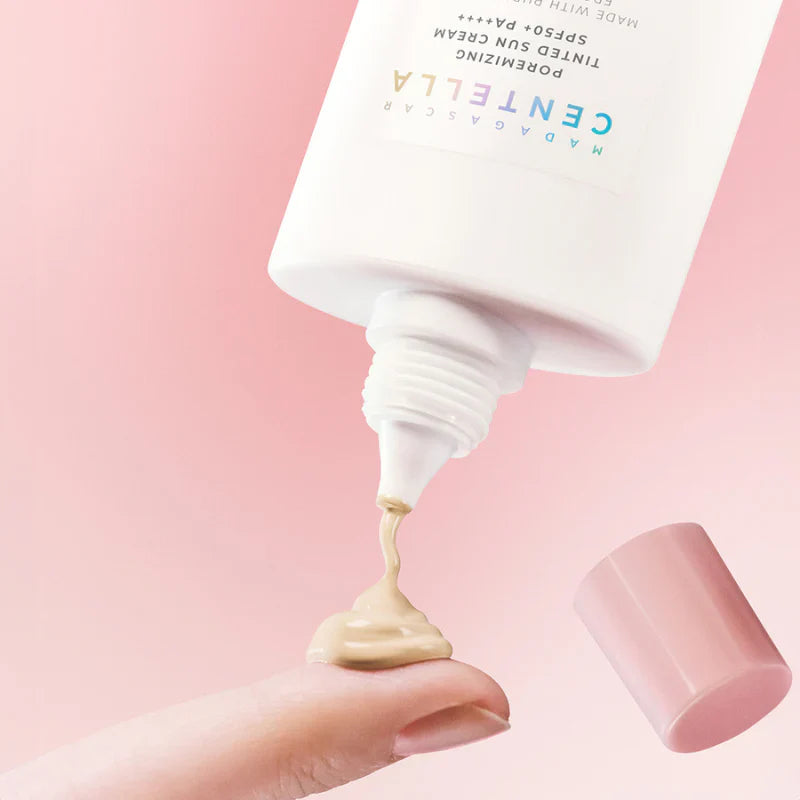 Skin1004 - Madagascar Centella Poremizing Tinted Sun Cream (SPF50) - كريم للحمايه من الشمس مع تينت