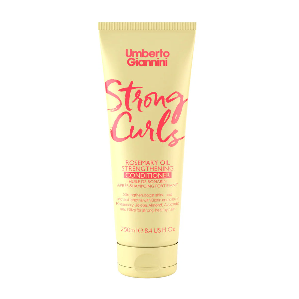 Umberto Giannini - Strong Curls Rosemary Oil Conditioner 250ml - بلسم روزميري للشعر الكيرلي