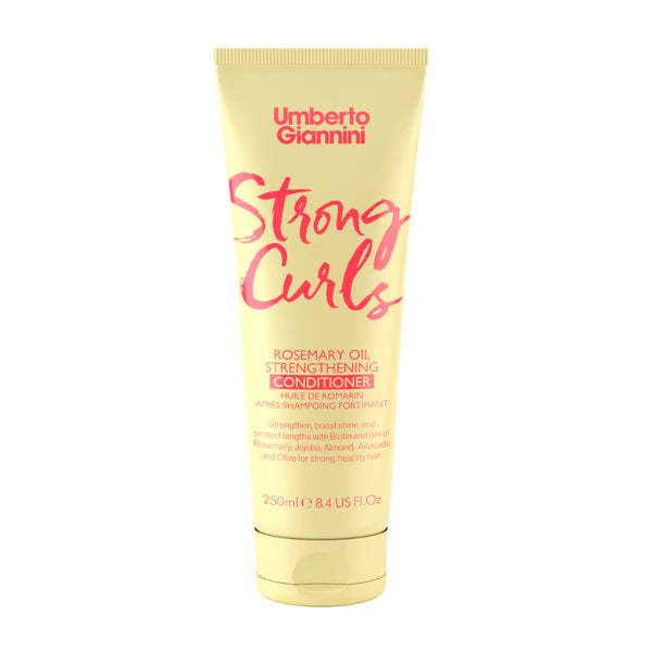 Umberto Giannini - Strong Curls Rosemary Oil Conditioner 250ml - بلسم روزميري للشعر الكيرلي