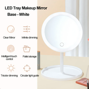 Addoony Desktop LED Mirror with Three Lights