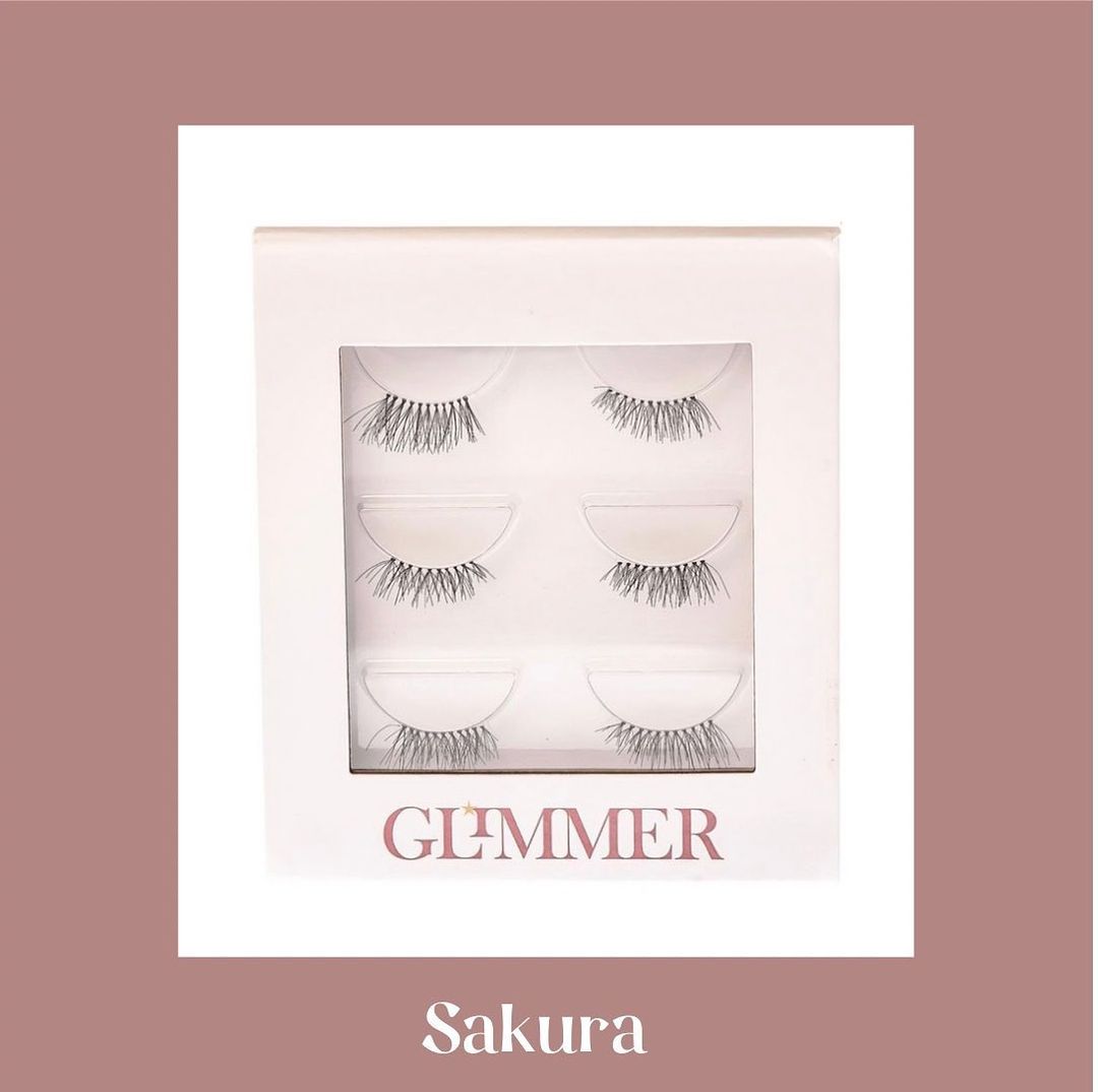 Glimmer Beauty soft mink eyelashes set- Sakura