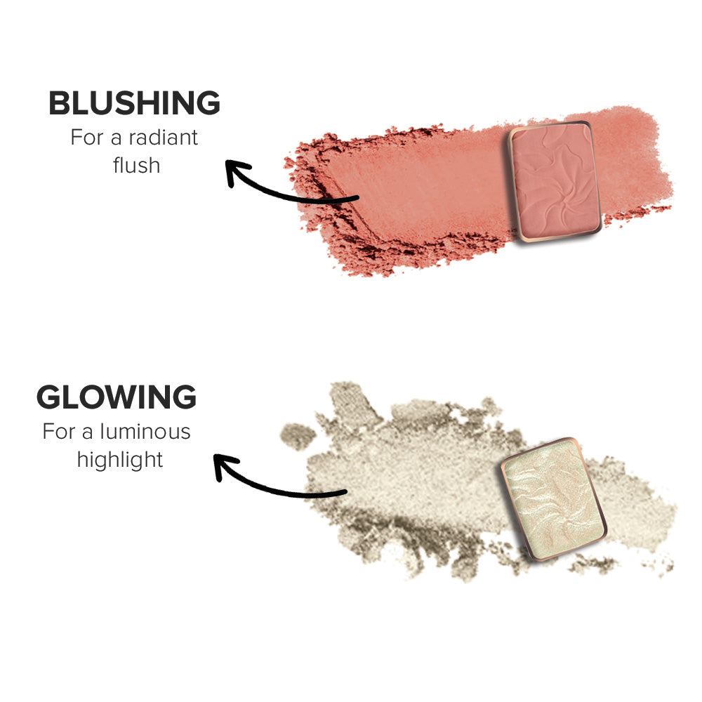 Character The Face Diary Blusher & Highlighter - TFD002 - باليت هايلايت وبلاشر