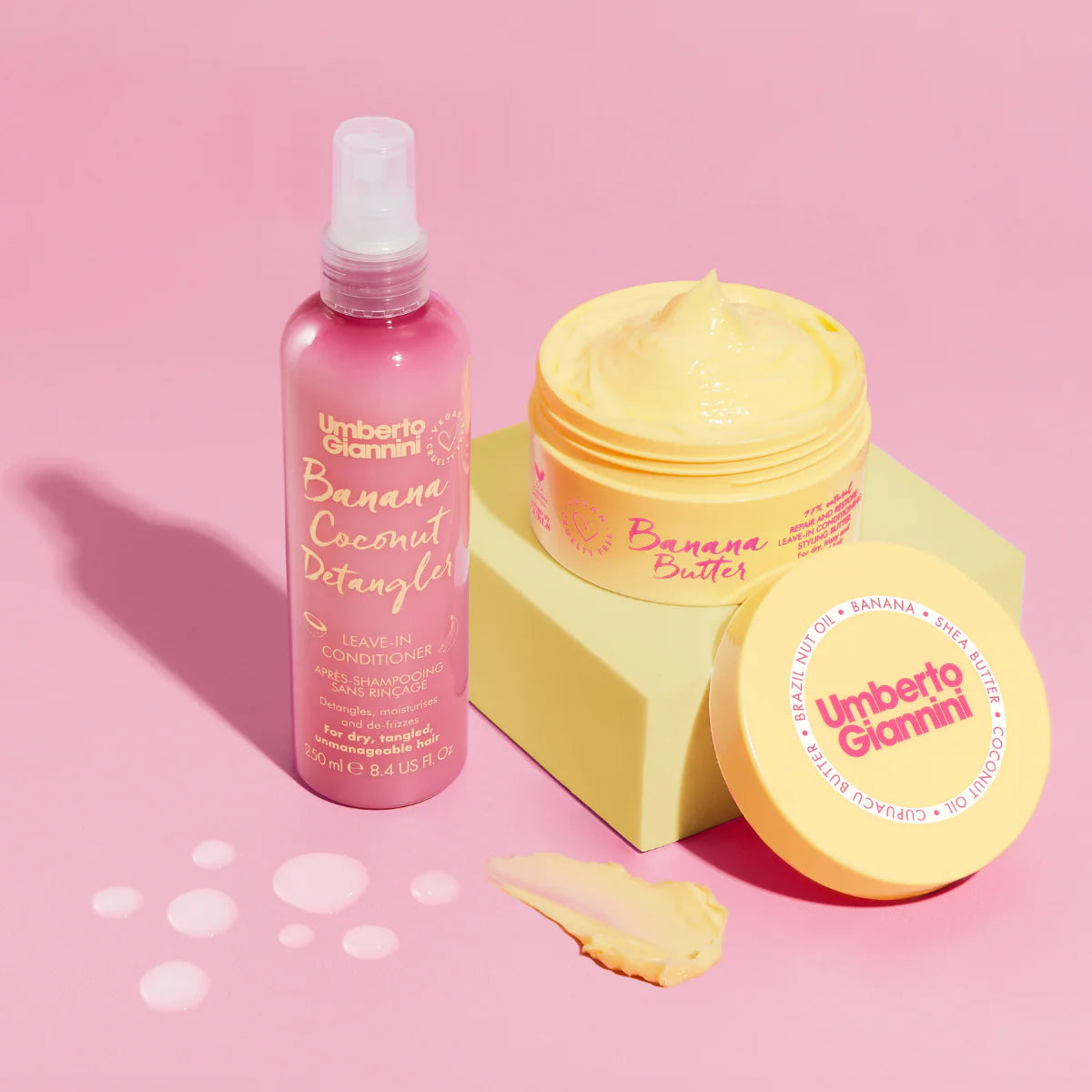 Umberto Giannini - Banana Coconut Detangler Leave-in Conditioner - بلسم فك تشابك الشعر برائحه الموز وجوز الهند