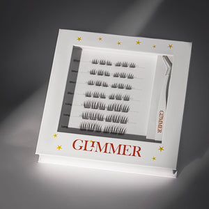 Glimmer Beauty self adhesive lash collection AURA