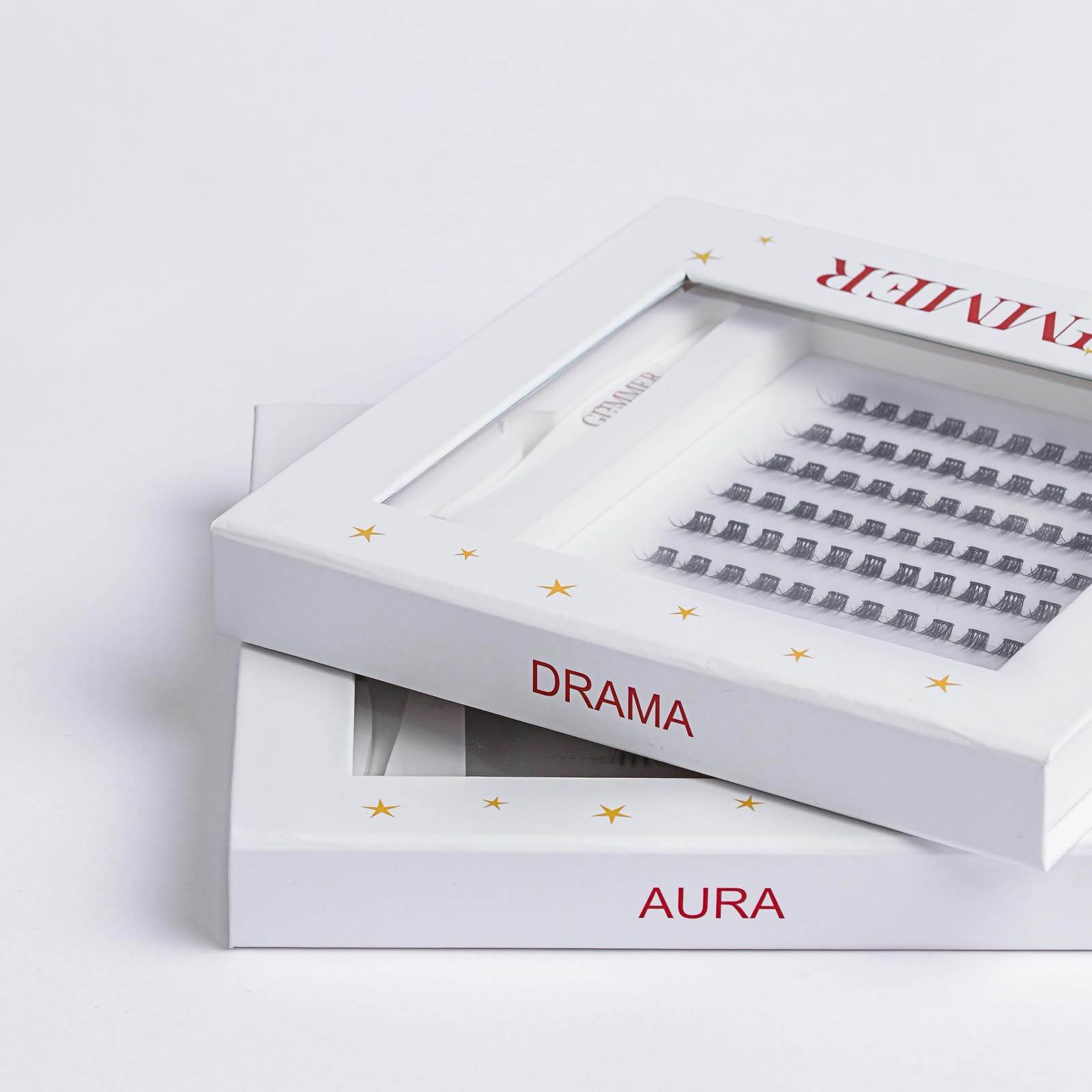 Glimmer Beauty self adhesive lash collection DRAMA