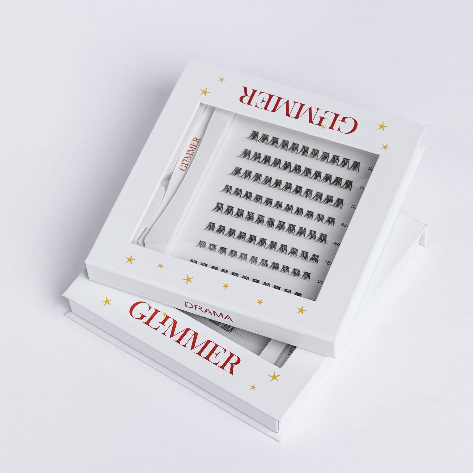 Glimmer Beauty self adhesive lash collection DRAMA