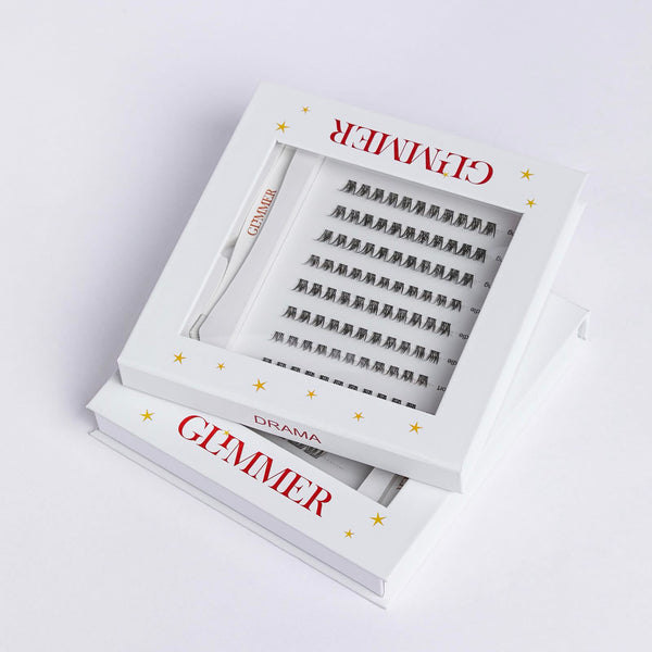 Glimmer Beauty self adhesive lash collection DRAMA