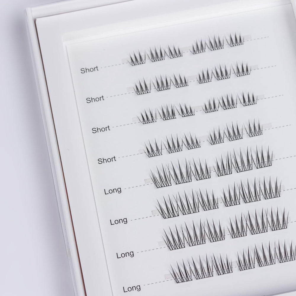 Glimmer Beauty self adhesive lash collection AURA