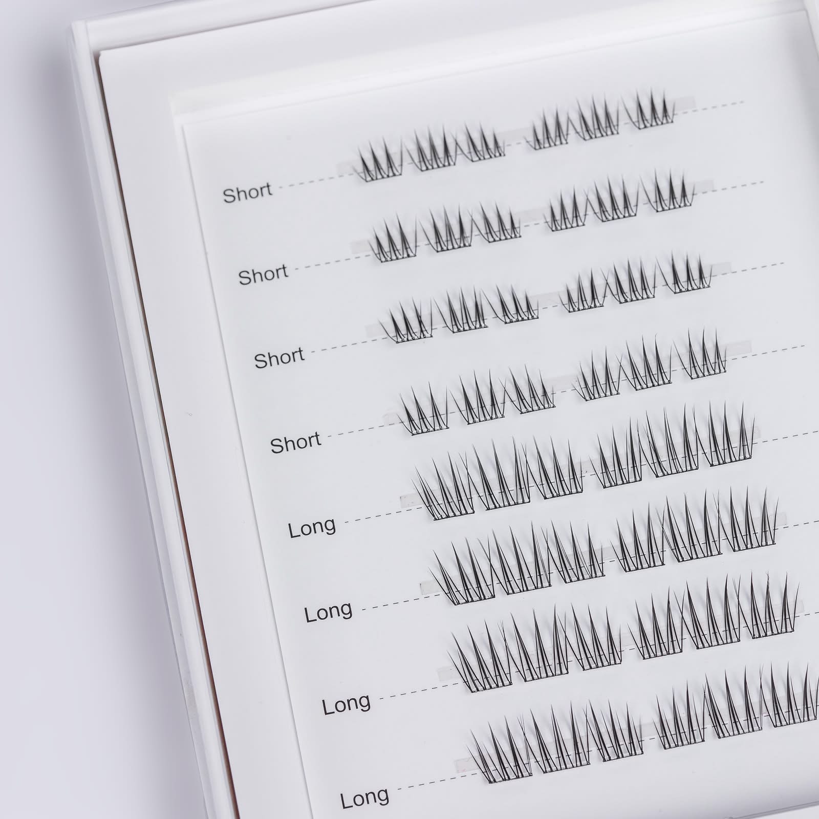 Glimmer Beauty self adhesive lash collection AURA
