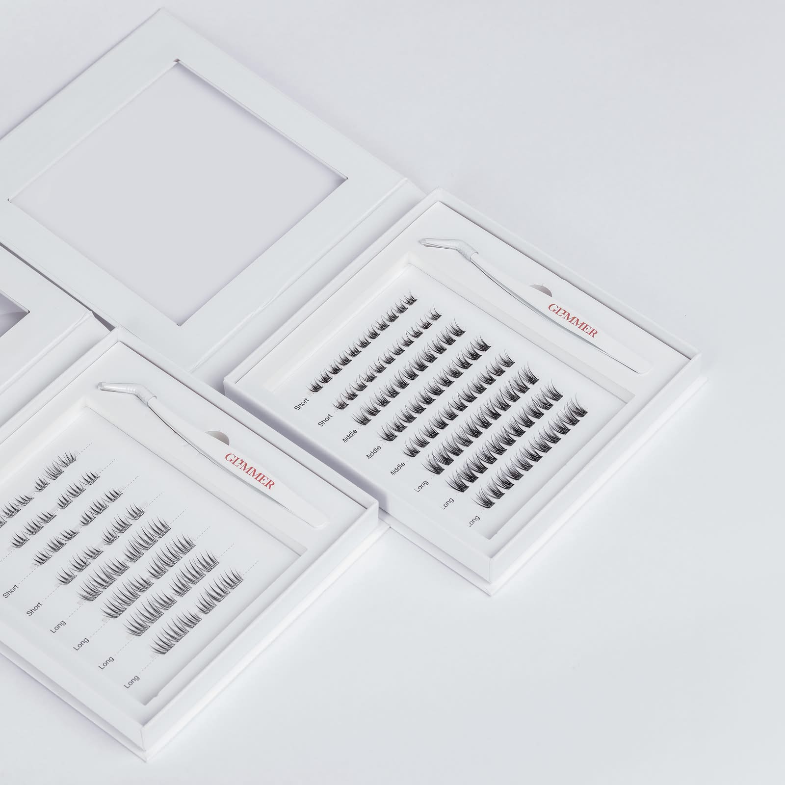 Glimmer Beauty self adhesive lash collection DRAMA