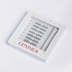 Glimmer Beauty self adhesive lash collection AURA