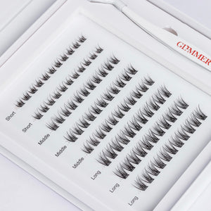 Glimmer Beauty self adhesive lash collection DRAMA