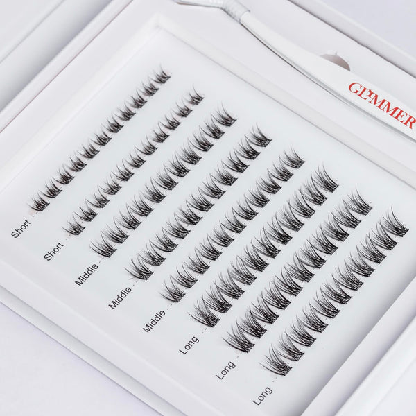 Glimmer Beauty self adhesive lash collection DRAMA