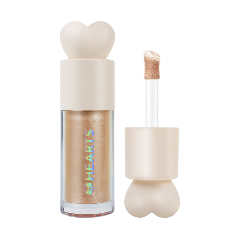 Hearts Soft Liquid Highlighter 002 Pearl هايلايتر سائل هارتس سوفت 002 بيرل